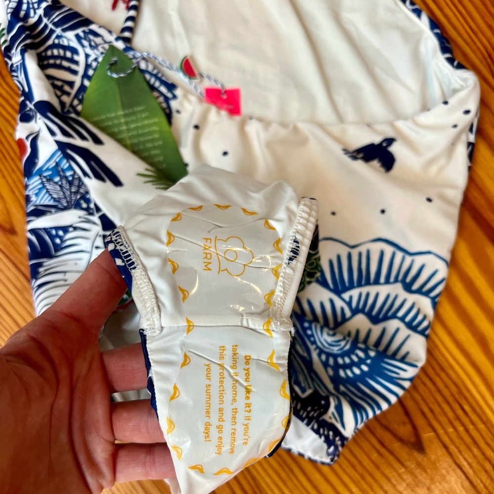 Farm Rio Graphic Rio one piece swimsuit, Farm Rio - Picture 9 of 9